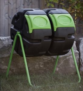 Dual Body Tumbling Composter Hot Frog Dual Body Tumbling Composter