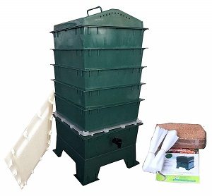 VermiHut 5-Tray Worm Compost Bin