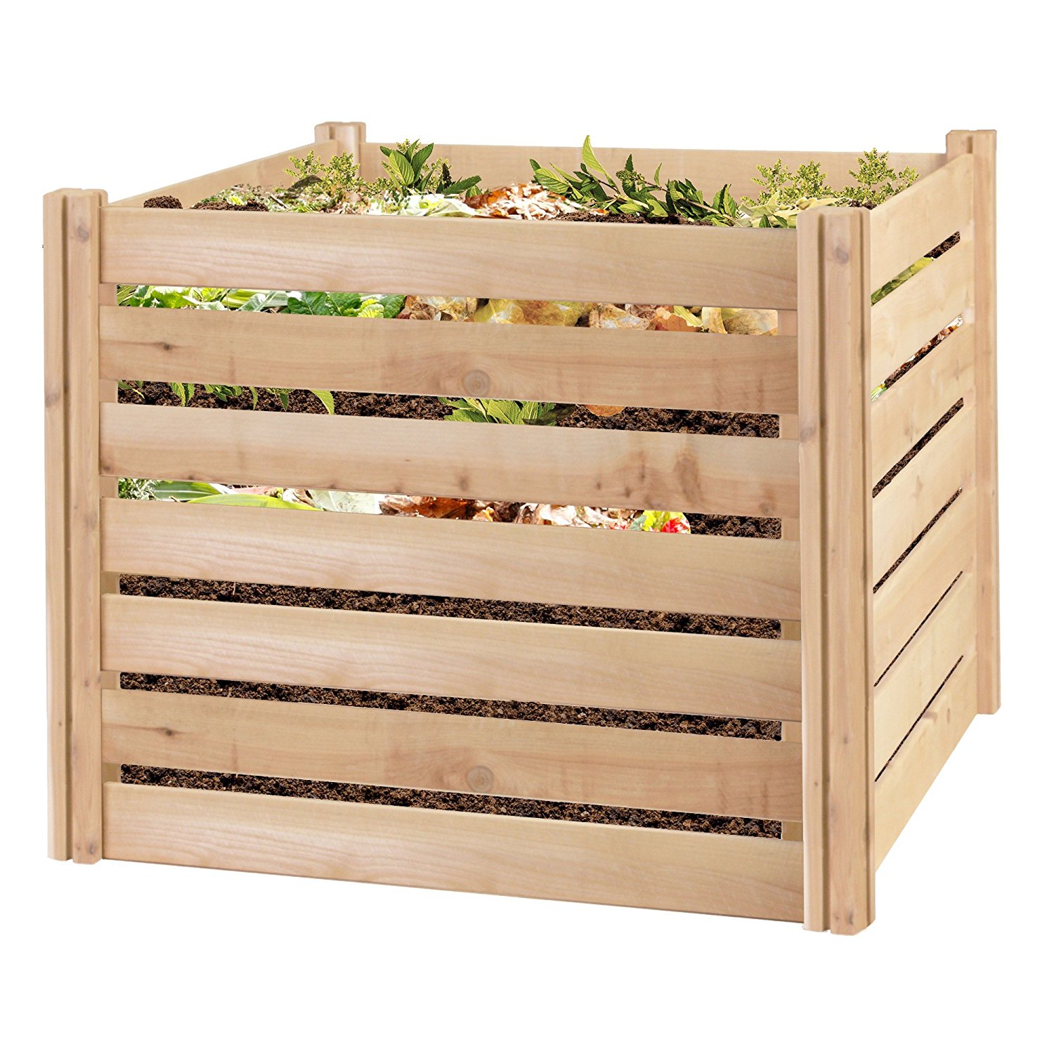 Greenes Fence Cedar Wood Composter