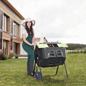 Composter with Green Doors