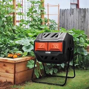 VIVOSUN 43 Gallon Tumbling Composter